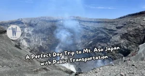 day trip to mt. aso japan